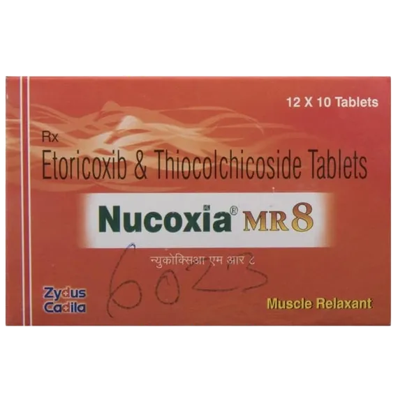 nucoxia mr 8mg tablet 10's
